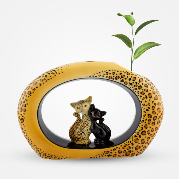 Cats Vase