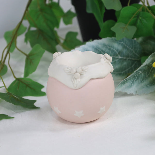 Pastel Tealight Candleholder (Pink)