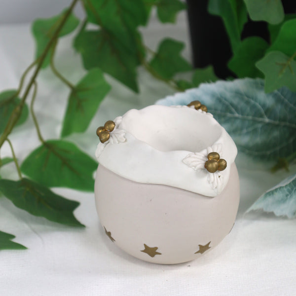 Pastel Tealight Candleholder (Beige)
