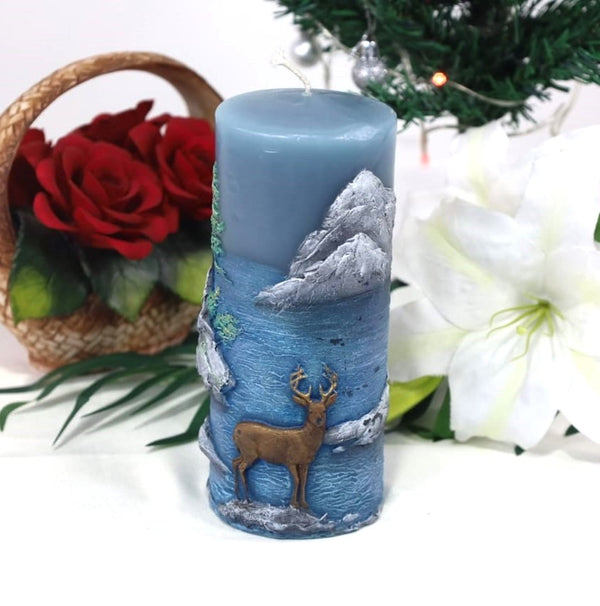 Handmade long lasting candle "Universe"  made in Russia.