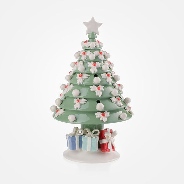 Handmade Green Christmas Tree Perfume Diffuser made in Italy.