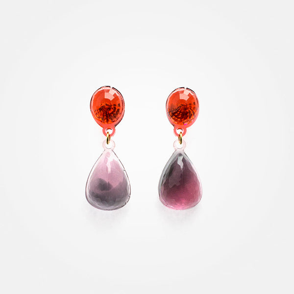 Pietre Doppio Double Stone Earrings